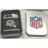 NFL Oakland Raiders Windproof Refillable Butane Lighter w/Gift Box by FSO