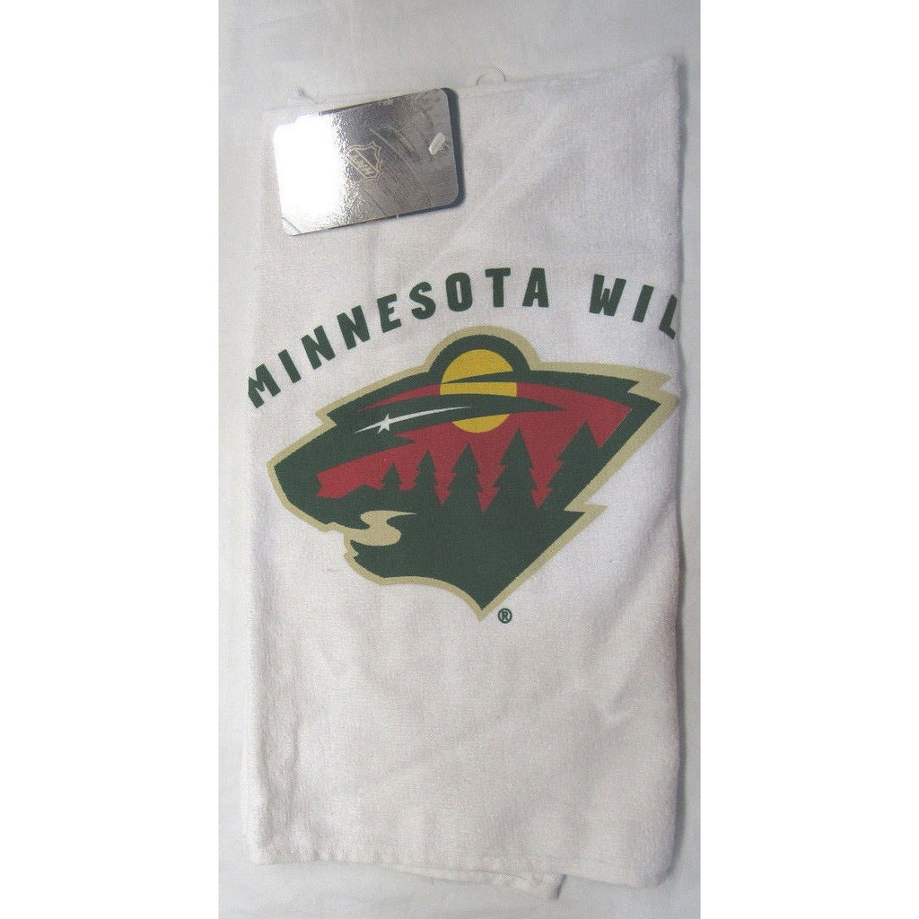 NHL Minnesota Wild Sports Fan Towel White 15" by 25" by WinCraft