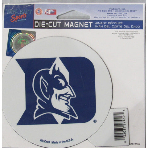 NCAA Duke Blue Devils Round 4 inch Auto Magnet by WinCraft