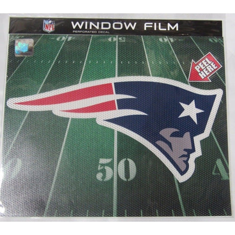 NFL New England Patriots Die-Cut Window Film Approx. 12" by Fremont Die