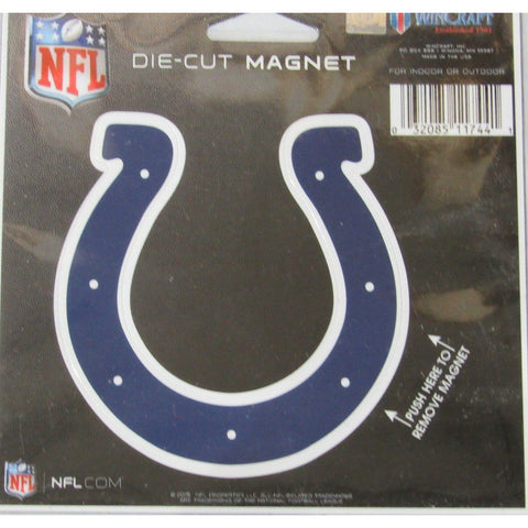 NFL Indianapolis Colts Logo 4 inch Auto Magnet by WinCraft
