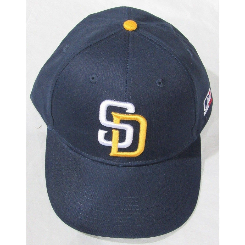 MLB San Diego Padres Adult Cap Flat Brim Raised Replica Cotton Twill Hat