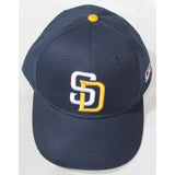 MLB San Diego Padres Adult Cap Flat Brim Raised Replica Cotton Twill Hat