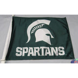 NCAA Michigan State Spartans Logo on Window Car Flag by Fremont Die