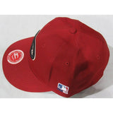 MLB Arizona Diamondbacks Youth Cap Flat Brim Raised Replica Cotton Twill Hat All Red