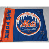 MLB Logo New York Mets Right Window Car Flag RICO or Fremont Die