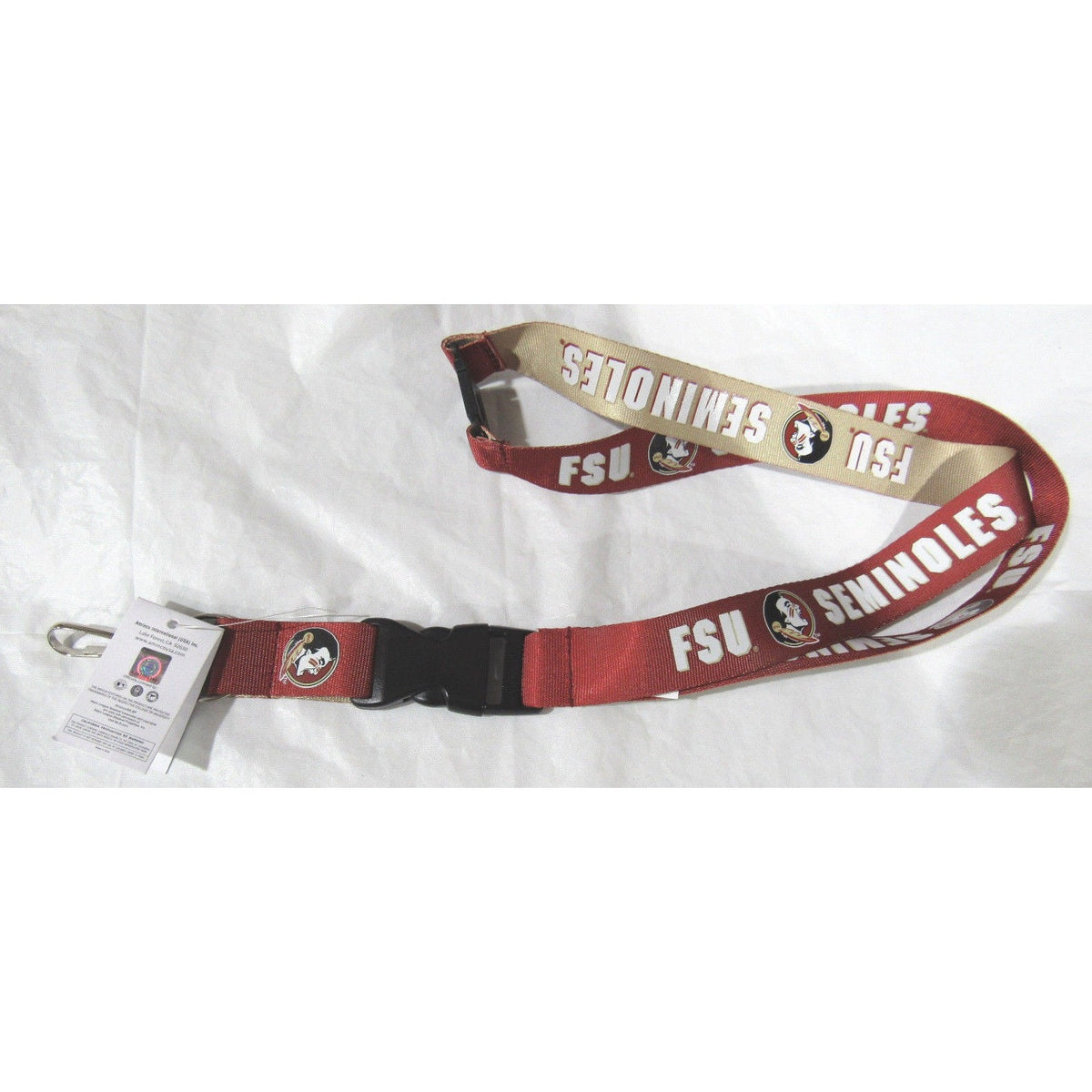 NCAA Florida State Seminoles Reversible Lanyard Keychain by AMINCO