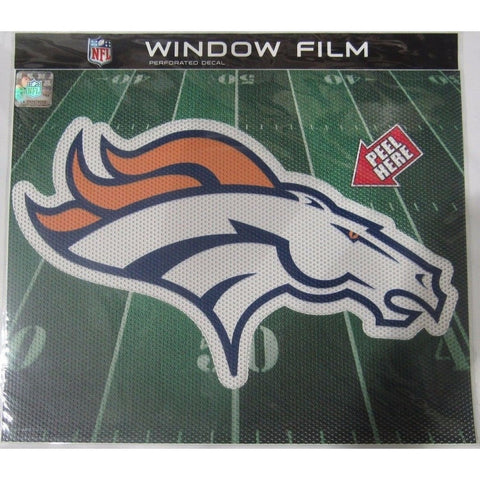 NFL Denver Broncos Die-Cut Window Film Approx. 12" by Fremont Die