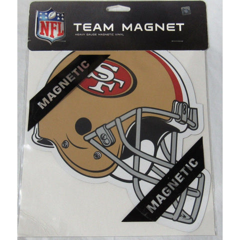 NFL San Francisco 49ers 8 Inch Auto Magnet Die Cut Helmet by Fremont Die