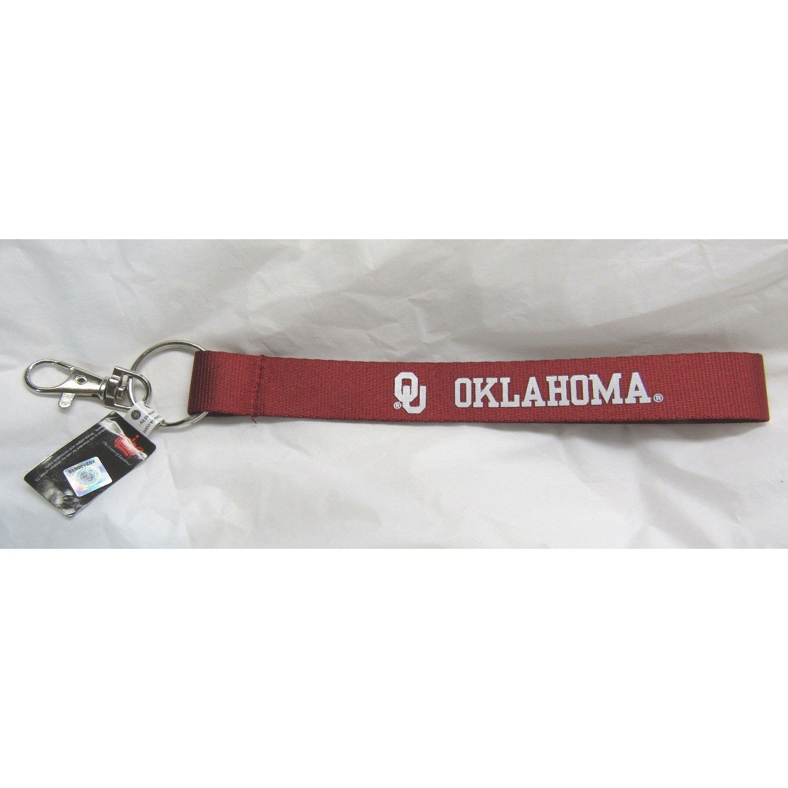 NCAA Oklahoma Sooners Wristlet Keychain Lanyard AMINCO