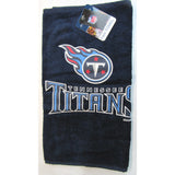 NFL Tennessee Titans Logo and Name Fan Towel Navy 15" by 25" by WinCraft