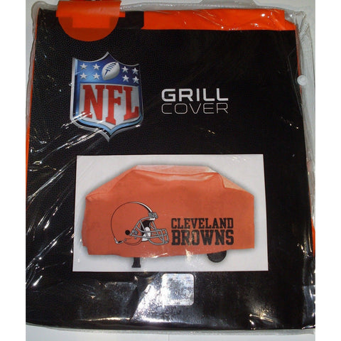 NFL Cleveland Browns 68 Inch Orange Vinyl Economy Gas / Charcoal Grill Cover