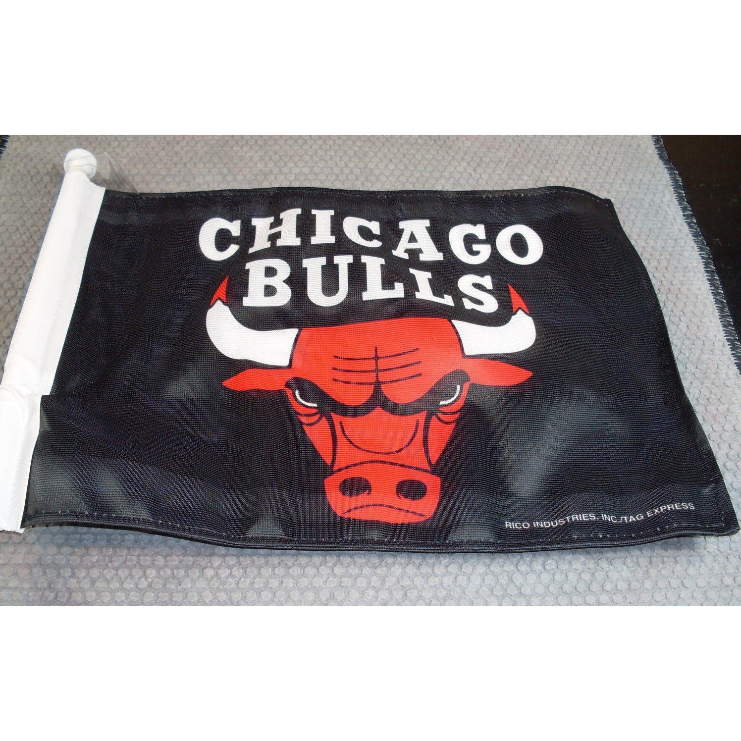 NBA Chicago Bulls Logo on Window Car Flag by Rico Industries
