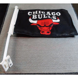 NBA Chicago Bulls Logo on Window Car Flag by Rico Industries