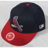 MLB St. Louis Cardinals Youth Cap Flat Brim Raised Replica Cotton Twill Hat