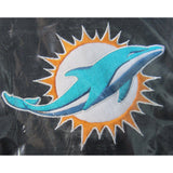 NFL Miami Dolphins Headrest Cover Embroidered Logo Set of 2 by Team ProMark