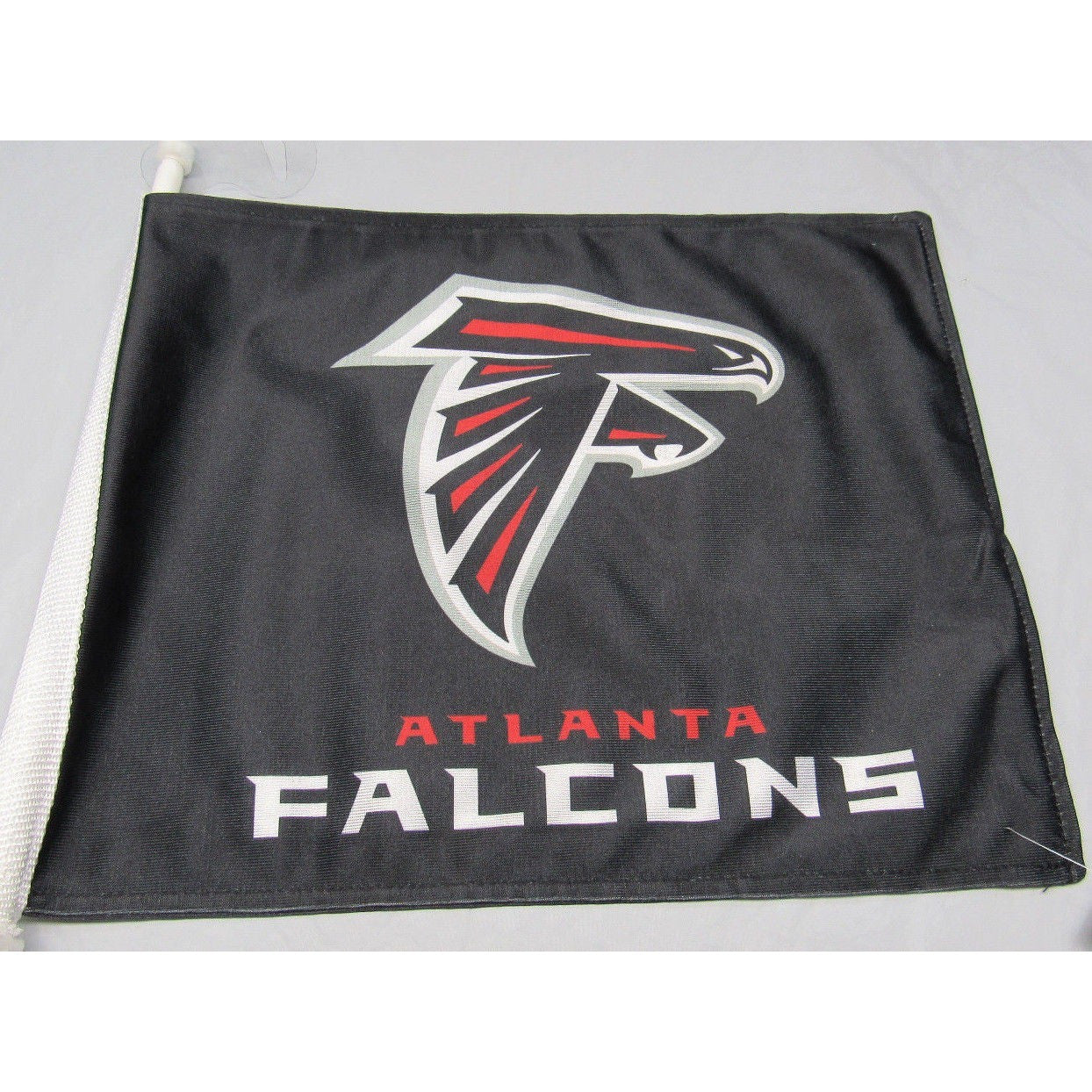 NFL Atlanta Falcons Logo on Black Window Car Flag Rico