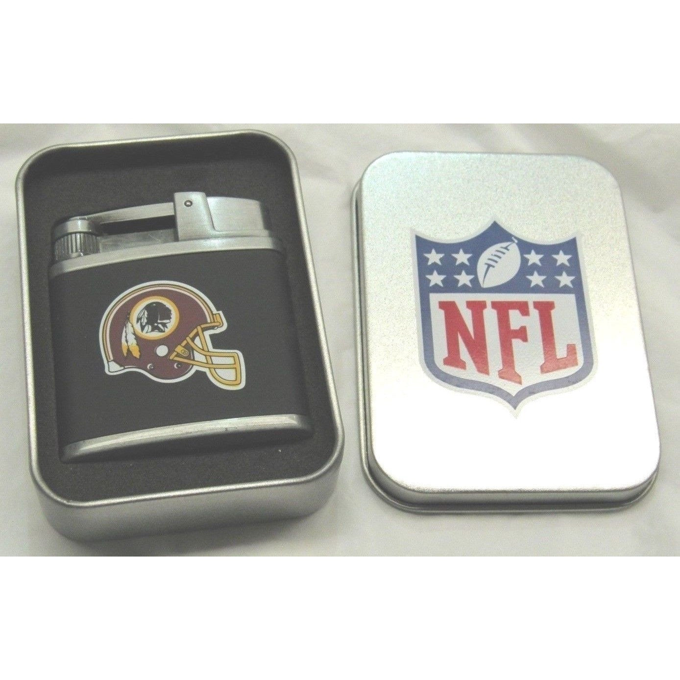 NFL Washington Redskins Windproof Refillable Butane Lighter w/Gift Box by FSO