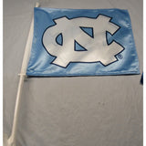 NCAA North Carolina Tar Heels Logo on Window Car Flag by Fremont Die