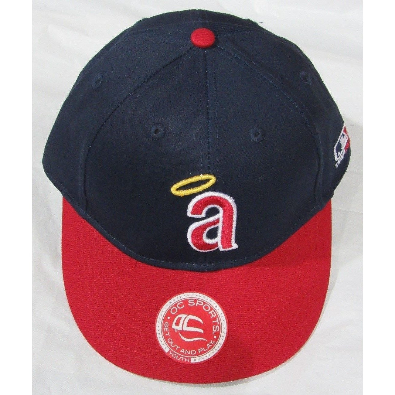 MLB LA Angels of Anaheim Youth Cap Cooperstown Raised Replica Cotton Twill Hat