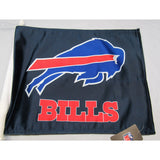 NFL Buffalo Bills Logo on Navy Window Car Flag
