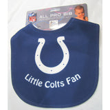 NFL Indianapolis Colts Blue LITTLE FAN All Pro INFANT BIB by WinCraft