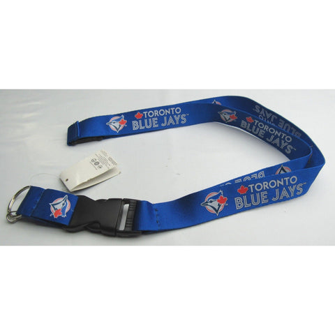 MLB Toronto Blue Jays Blue Lanyard Detachable Buckle 23" L 3/4" W by Aminco