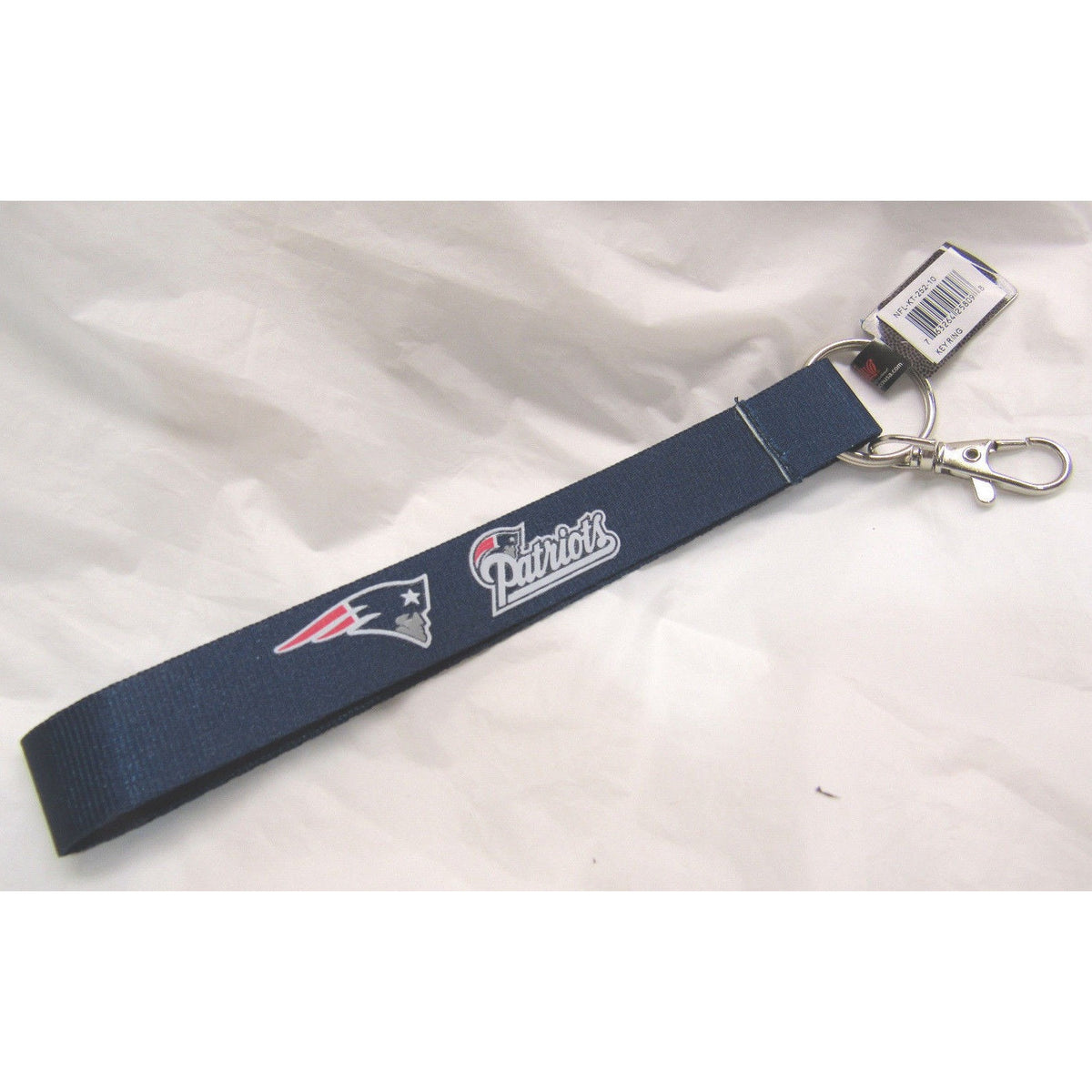 NFL New England Patriots Wristlet Keychain Lanyard AMINCO
