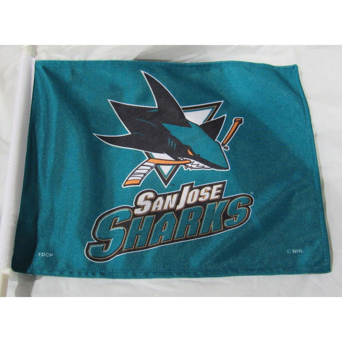 NHL San Jose Sharks Logo Window Car Flag RICO or Fremont Die