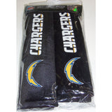 NFL San Diego Chargers Velour Seat Belt Pads 2 Pack by Fremont Die