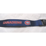 NHL MONTREAL CANADIENS Black Lanyard Detachable Buckle 23" L 3/4" W by Aminco