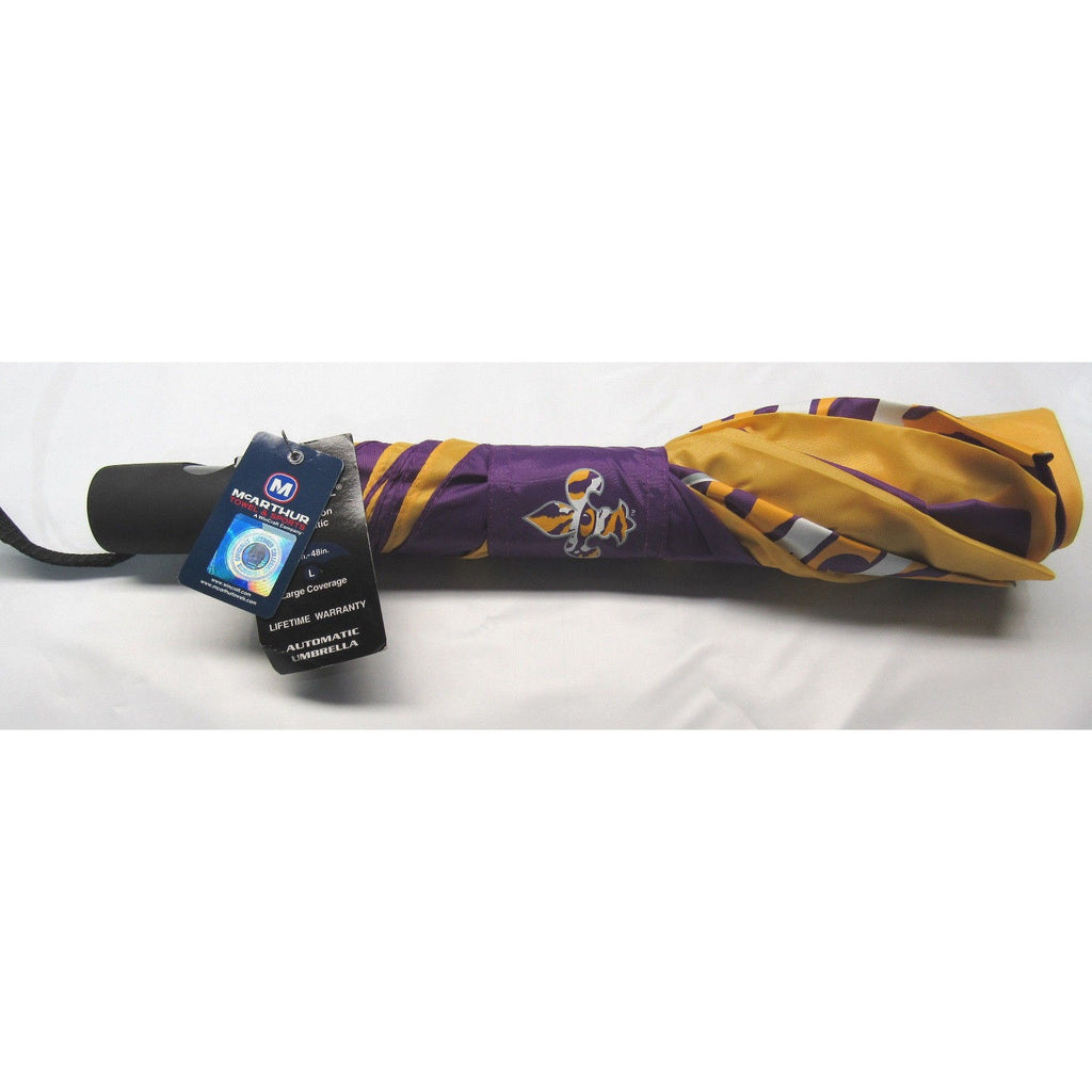 NCAA Travel Umbrella LSU Tigers with Fleur De Lis Logo By Windcraft