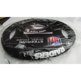 NFL POLY-SUEDE MESH STEERING WHEEL COVER OAKLAND RAIDERS