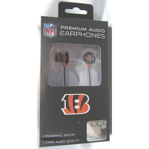 NFL iHip Team Logo Earphones Cincinnati Bengals