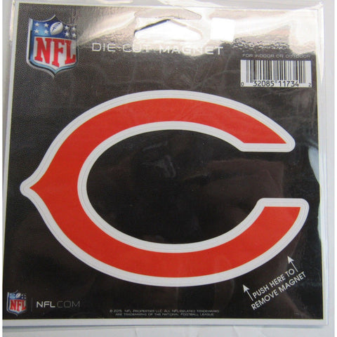 NFL Chicago Bears Logo 4 inch Auto Magnet by WinCraft