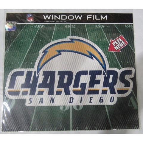 NFL San Diego Chargers Die-Cut Window Film Approx. 12" by Fremont Die