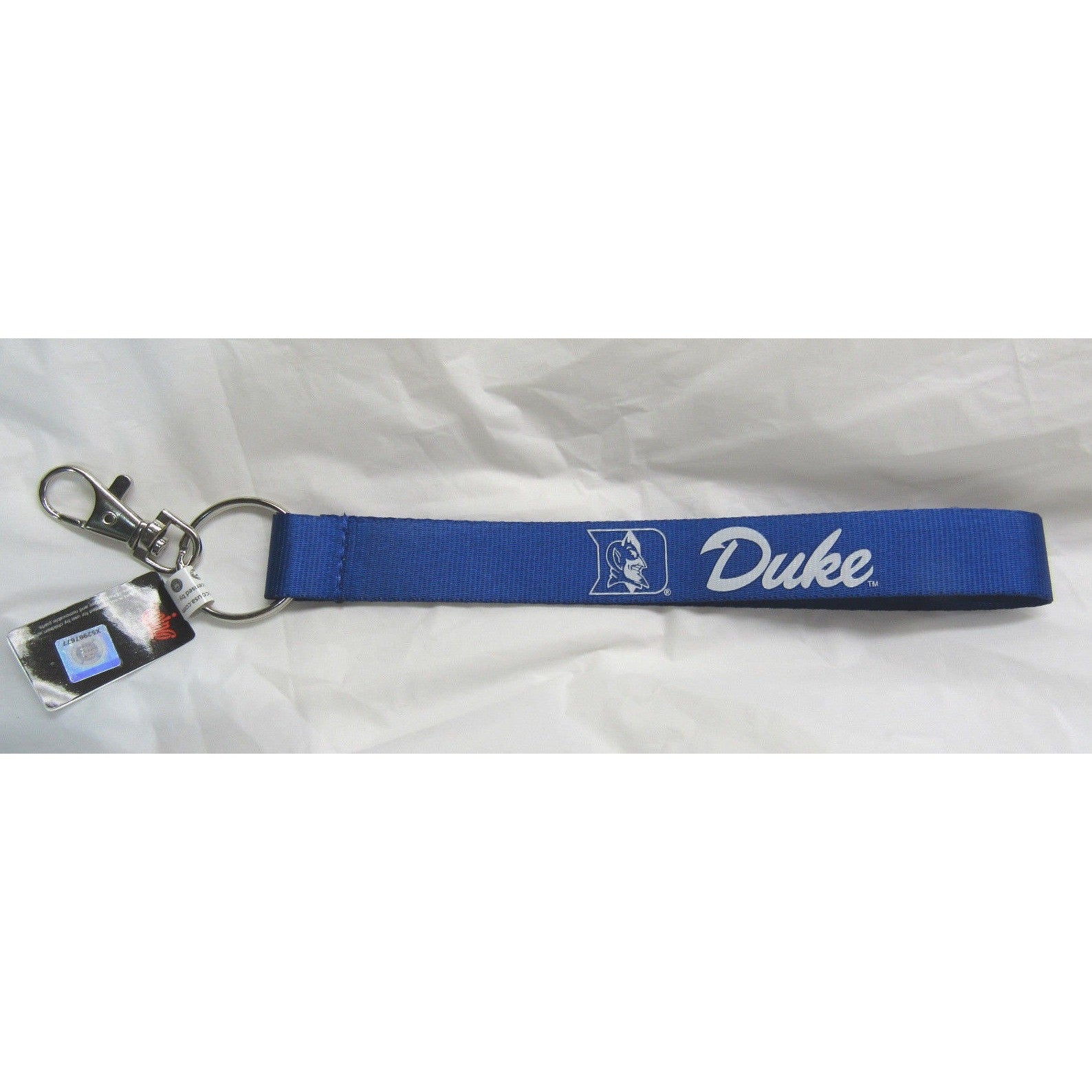 NCAA Duke Blue Devils Wristlet Keychain Lanyard AMINCO