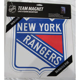 NHL 12 INCH AUTO MAGNET NEW YORK RANGERS LOGO