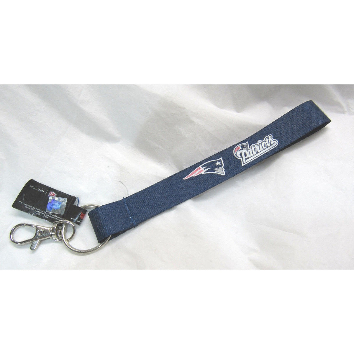 NFL New England Patriots Wristlet Keychain Lanyard AMINCO