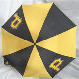 MLB Travel Umbrella Pittsburgh Pirates "P" Logo Yellow & Black Windcraft