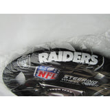 NFL POLY-SUEDE MESH STEERING WHEEL COVER OAKLAND RAIDERS