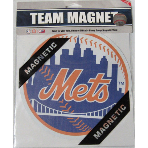 MLB New York Mets 8 Inch Auto Magnet 2-tone Ball by Fremont Die