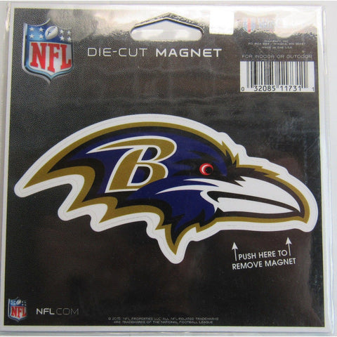 NFL Baltimore Ravens Logo 4 inch Auto Magnet by WinCraft
