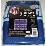 NFL 72 X 72 Inch Fabric Shower Curtain New York Giants