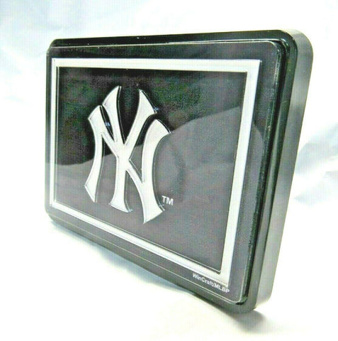 MLB New York Yankees Laser Cut Trailer Hitch Cap Cover Universal Fit WinCraft