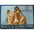NCAA Texas Longhorns Beach Towel Vertical Logo & Name 30" by 60" by WinCraft