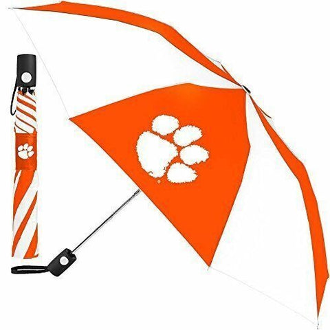 NCAA Clemson Tigers 42" Travel Umbrella by McArthur for Windcraft
