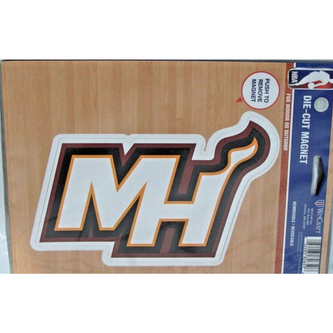 NBA Miami Heat 5 3/4"T by 4 1/4"W Auto Die-Cut Magnet by WinCraft