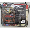 Mario Patino "Cruisin' the 66" America's Highway Cars & Sign Plush Blanket Queen