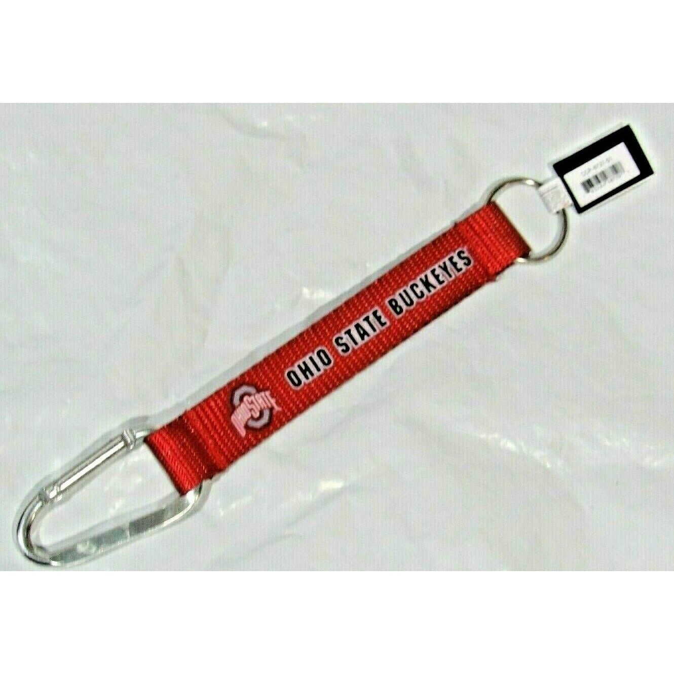 NCAA Ohio State Buckeyes Wristlet Carabiner w/Key Ring 8.5" long by Aminco